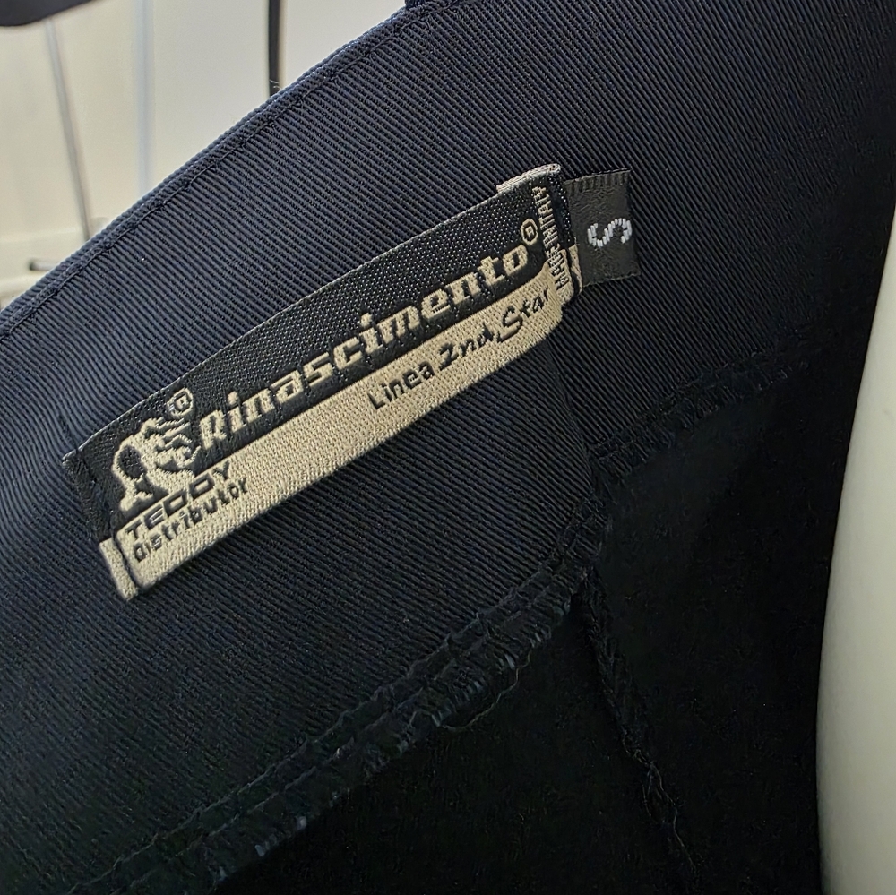 Rinascimento Navy Blue Midi Dress Assymetrical S - Picture 14 of 14